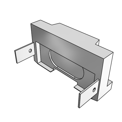 Placa final (lado U)