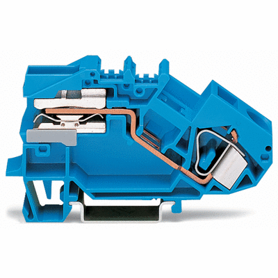 1-CONDUCTOR POWER DISTRIBUTION DISCONNECT TERMINAL BLOCK CENTRE MARKING for DIN 35 rail