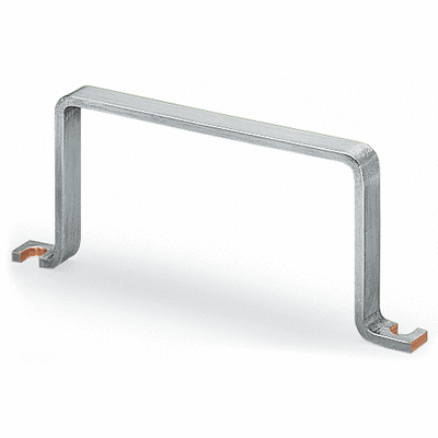 U-shaped busbar, Cu 10 mm x 3 mm, for 8 I/O, suitable for 750 Series I/O modules