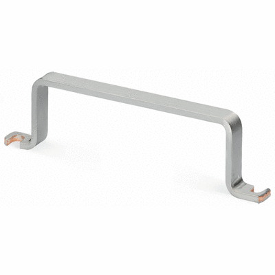 U-shaped busbar, Cu 10 mm x 3 mm, for 8 I/O, suitable for 750 Series I/O modules