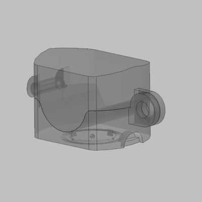 Lockable shroud - Pushbuttons, selector switches