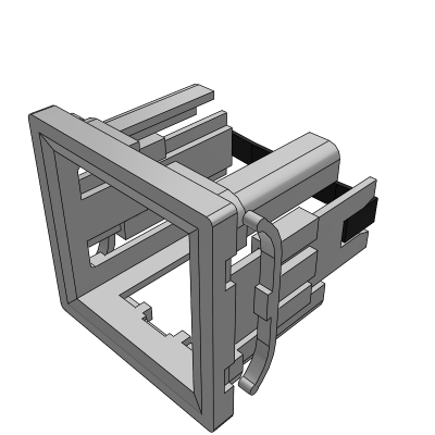 Panel Mount Adapter A,B
