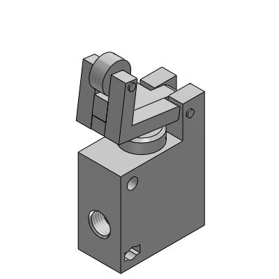 Roller lever valve