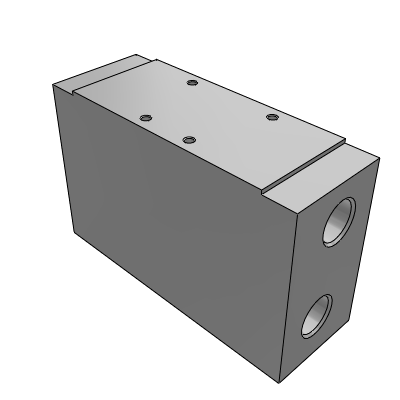 Non Plug-in Type: Grommet, DIN Terminal (Manifold Block Assembly)