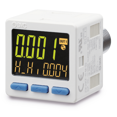 3-Screen Display High-Precision Digital Pressure Switch/IO-Link Compatible (for General Fluids)
