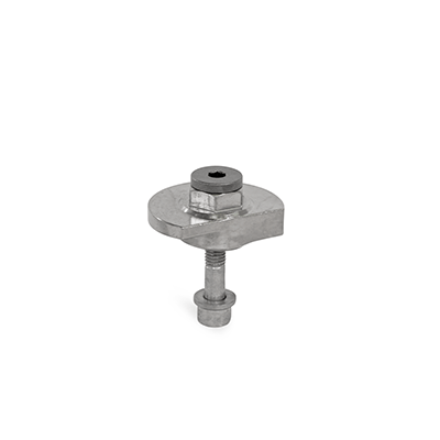 Clamping Bolts, Stainless Steel, Downward Clamping, Screw from the Back, Type SKB with hex