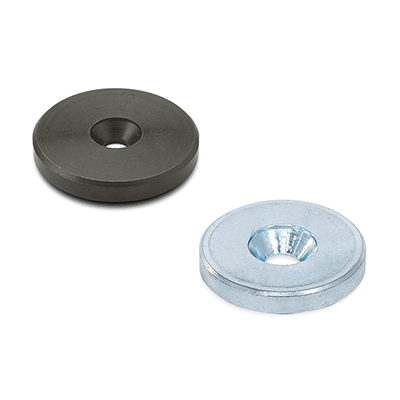 Washers for countersunk head screws