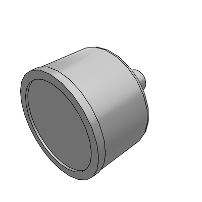 Pressure gauge for clean regulator/with limit indicator