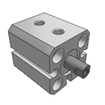 Compact Cylinder: Standard Type Double Acting, Double Rod/Series Compatible with Secondary Batteries