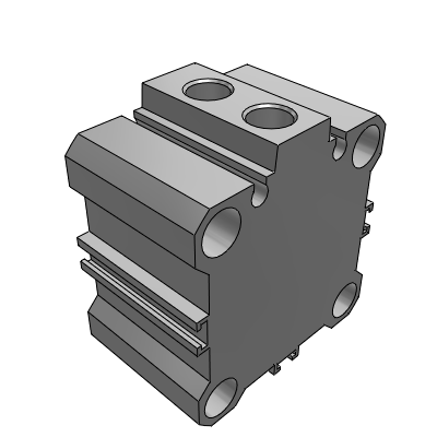 Low speed Cylinder/Standard: Double Acting Single Rod