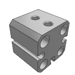 Compact Cylinder: Standard Type Double Acting, Single Rod