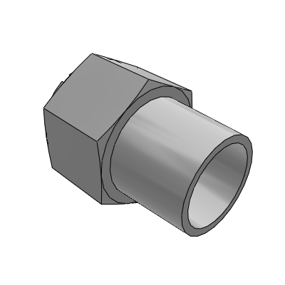 Low Noise Nozzle With Male Thread
