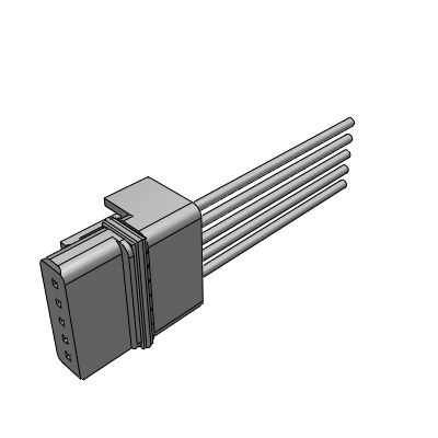 Lead Wire With Connector (2 m,Waterproof)