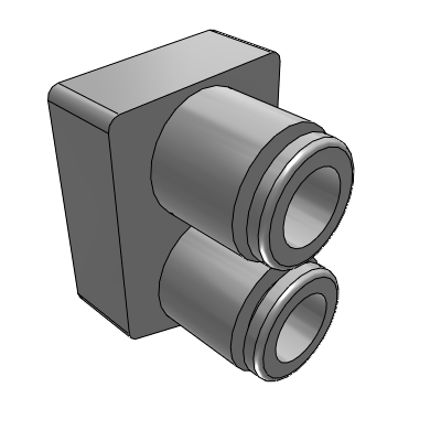 Dual Flow Fitting