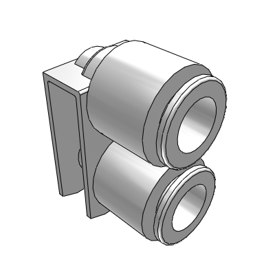 Dual Flow Fitting Assembly