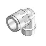 Protective conduit L-fitting