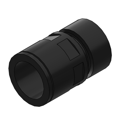 Protective conduit connector