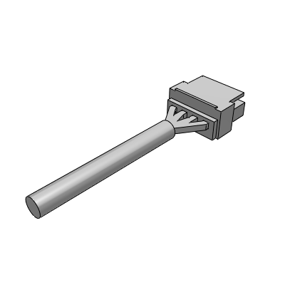 With lead wire with connector