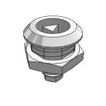 Quarter-turn locks stainless steel small version
