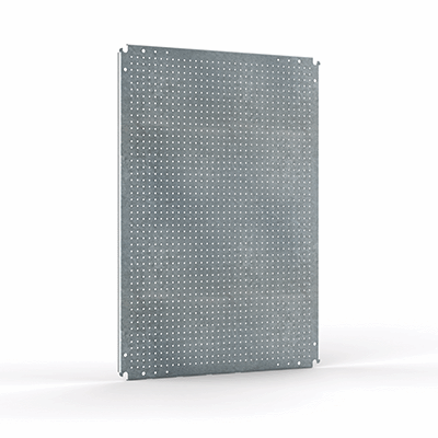 Mounting plate micro-perforated