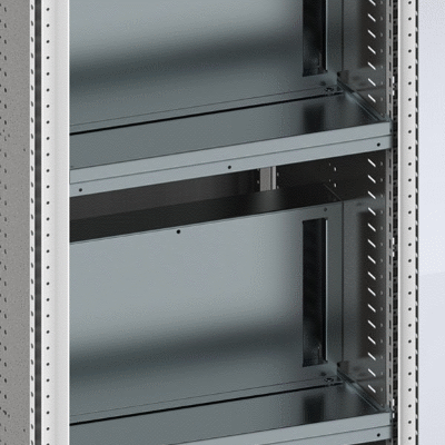 Mounting plate for compartments