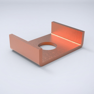 Holder for busbar connection