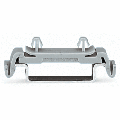 Mounting foot, can be assembled on terminal blocks with fixing flange