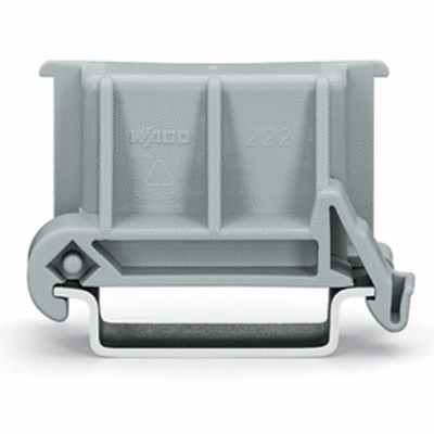 Angled DIN-rail adapter, in combination with mounting carrier, 221-500 or 222-500, for DIN-35 rail mounting