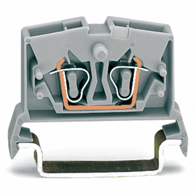 2-conductor miniature through terminal block