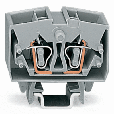 4-conductor miniature through terminal block