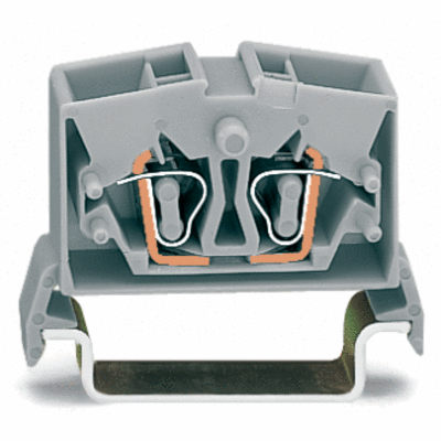 4-conductor miniature through terminal block
