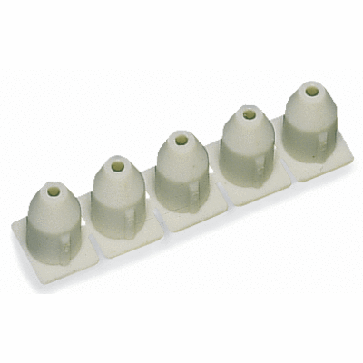 Insulation stop, 0.25 - 0.5 mm², 5 pieces/strip
