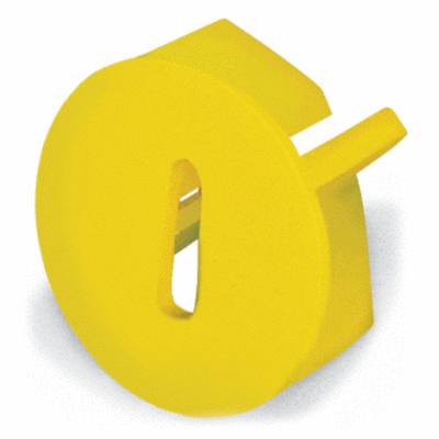 Finger guard, touchproof cover protects unused conductor entries