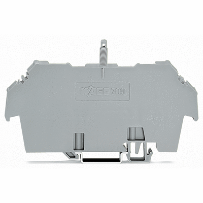 Cover carrier, Type 1, incl. fixing/retaining screws and knurled nut, suitable for 279 to 282 and 880 Series rail-mounted terminal blocks, suitable for 264 Series miniature rail-mounted terminal blocks, suitable for 270 Series sensor and actuator terminal