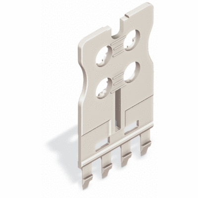 Gripping plate 3- to 4-pole suitable for 5 mm pin spacing