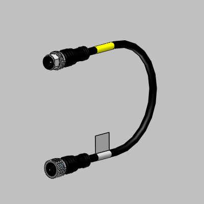 Transfer cable for connection of Orion1 Base to Tina 10B or M12-3R.