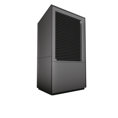 Air / water heat pump for outdoor installation. Up to 35 kW building heating requirement