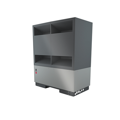 Air / water heat pump for outdoor installation. Up to 60 kW building heating requirement