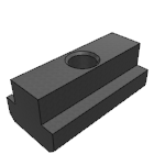 Nuts for T-slots, extended