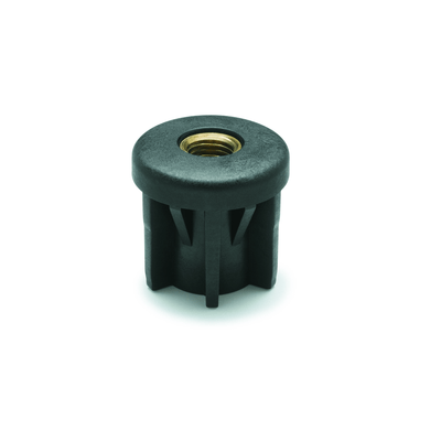 Threaded Tube Ends, Round Type with Molded-In Insert, Inch