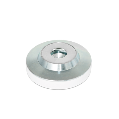 Foot Plates for Grub Screws DIN 6332 / Tommy Screws DIN 6304 / DIN 6306, Type G with plastic cap, gliding