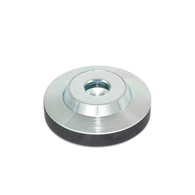 Foot Plates for Grub Screws DIN 6332 / Tommy Screws DIN 6304 / DIN 6306, Type R with plastic cap, non-gliding