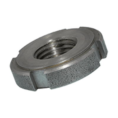 Slotted round nuts unhardened and unground (DIN 1804), cl. 5, plain