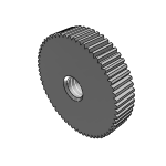 Knurled nuts flat steel and stainless steel, DIN 467