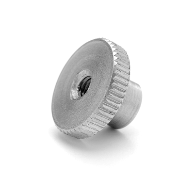 FLAT KNURLED NUTS DIN 467 Inox A2 / S.S 304
