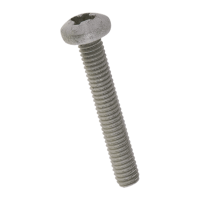 Pozi pan head machine screws form Z (DIN 7985 A, ~ISO 7045), aluminum P65, natural anodized