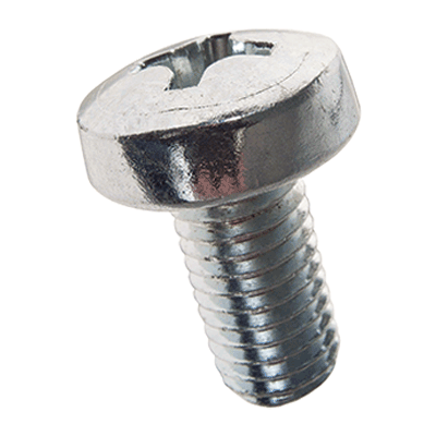 Phillips pan head machine screws form H (DIN 7985 A, ~ISO 7045), 4.8, zinc plated blue