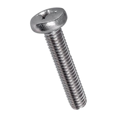 Phillips pan head machine screws form H (DIN 7985 A; ISO 7045), A2