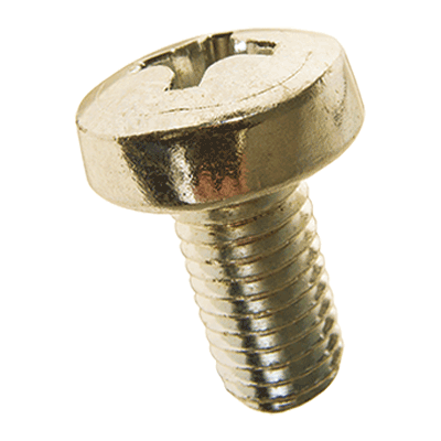 Phillips pan head machine screws form H (DIN 7985 A, ~ISO 7045), 4.8, zinc plated yellow