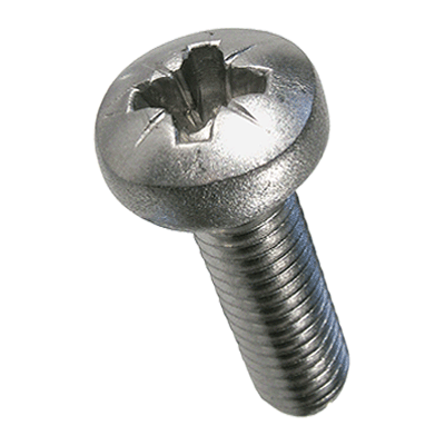 Pozi pan head machine screws form Z (DIN 7985 A; ~ISO 7045), stainless steel A2